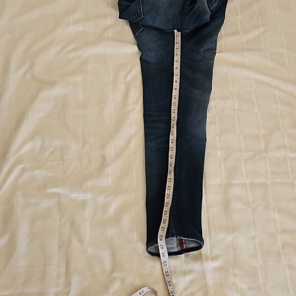 Levi  Strauss & Co Men Relaxed Fit Denim Jeans 34×34  Dark Blue Washed - Picture 8 of 16